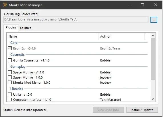 Monke Mod Manager Installation Process
